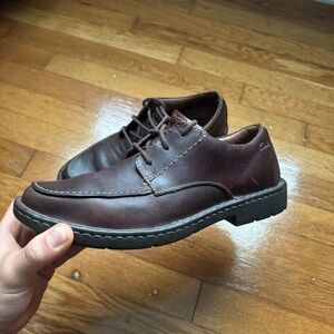 Mens Brown Leather Clark Shoes
